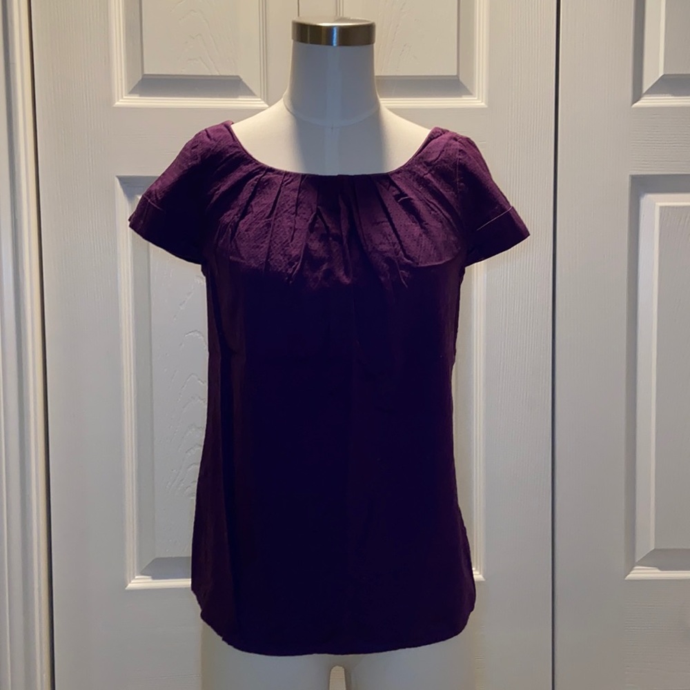 Limited Cap Sleeve Piqued Top